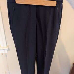 Elie Tahari Navy Wool Trousers